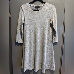 FORTUNE + IVY Regina Hacci Knit Dress Gray Size Medium